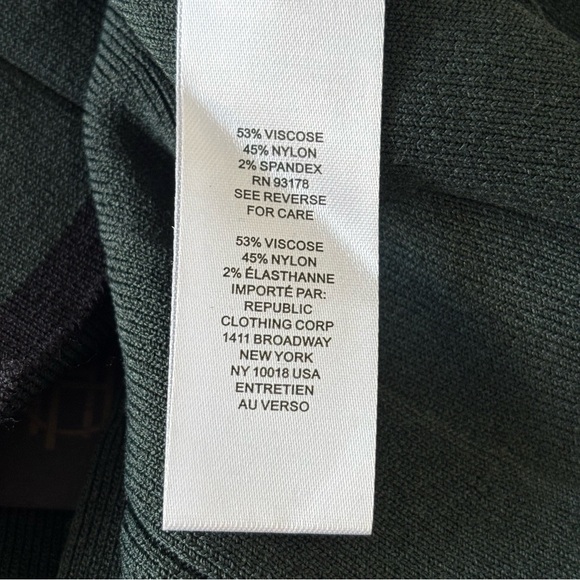 NWT House of Harlow 1960 Revolve Ribbed Green Knit Sweater Vest Skirt Set XS - Picture 11 of 12